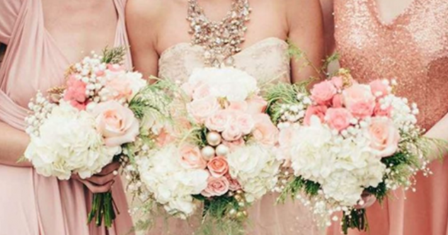 Rose gold motif sales dress